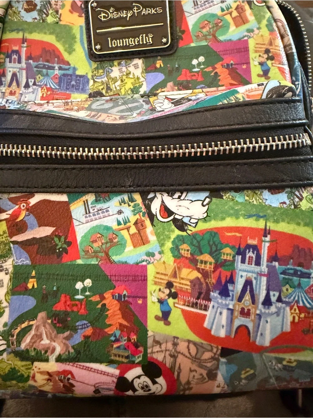 Loungefly Disney Parks Collage Mini Backpack